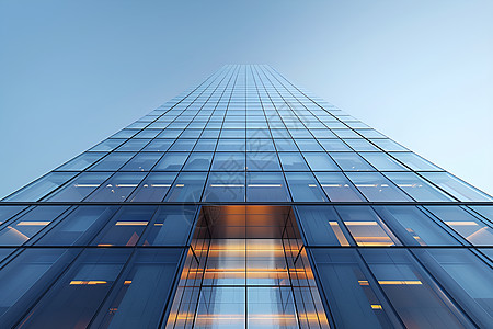 建筑玻璃现代办公楼背景