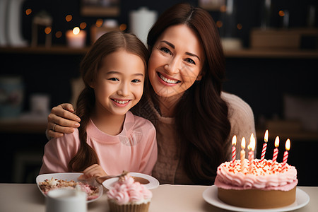 母亲和女儿图片