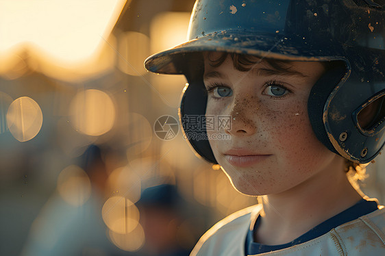 少年棒球手图片