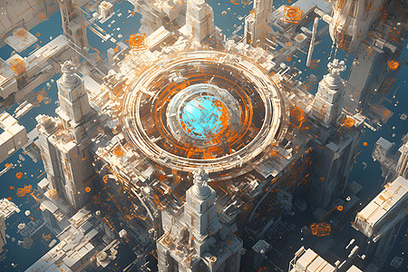 未来城市幻境图片