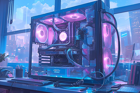 紫光电脑光影未来图片
