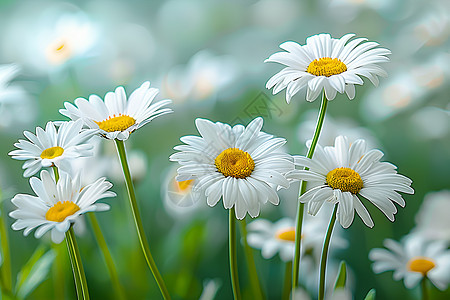 花海里的温馨图片