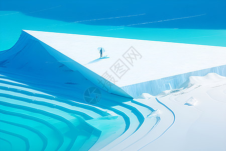 冰雪飘舞的世界背景图片