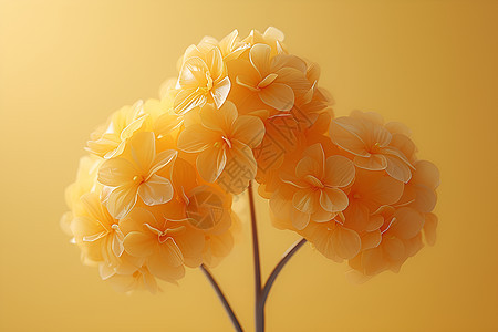 三朵黄花图片