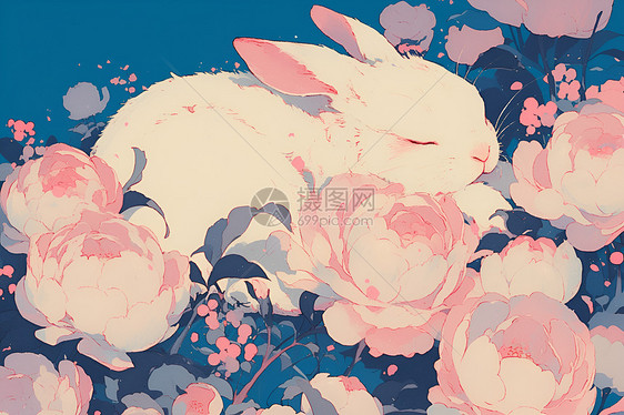 美梦兔子图片