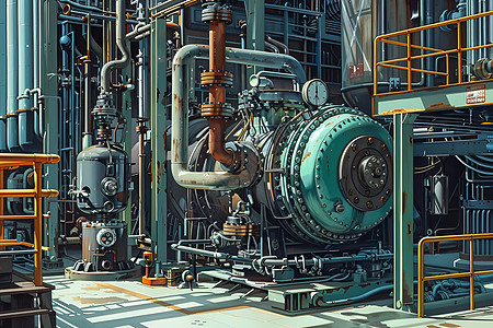 工业世界中的吸力泵图片