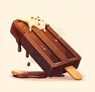 巧克力冰棍图片