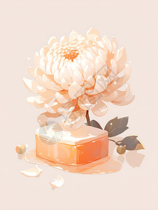 美丽的菊花糕图片