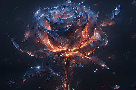 火冰玫瑰图片