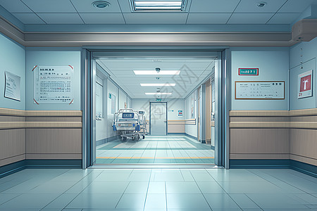 医院走廊图片