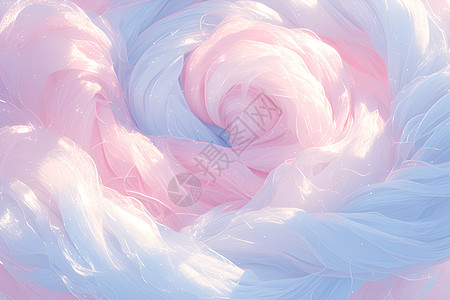 粉蓝棉花糖漩涡背景图片