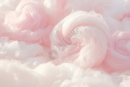 旋转的粉色棉花糖图片