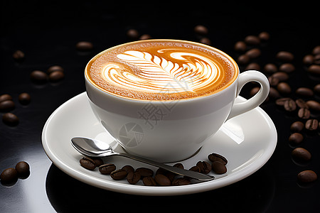 一杯苦咖啡咖啡满杯素材高清图片