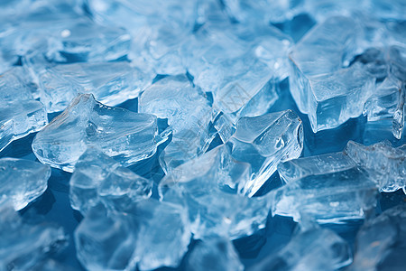 冰雪中的冰晶图片