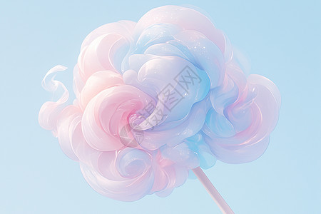棉花糖的粉嫩色彩图片