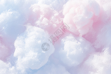梦幻般的棉花糖背景背景图片