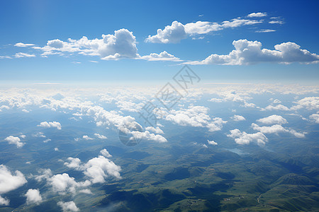 天空下的景色图片