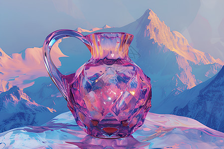 水晶玻璃花瓶图片