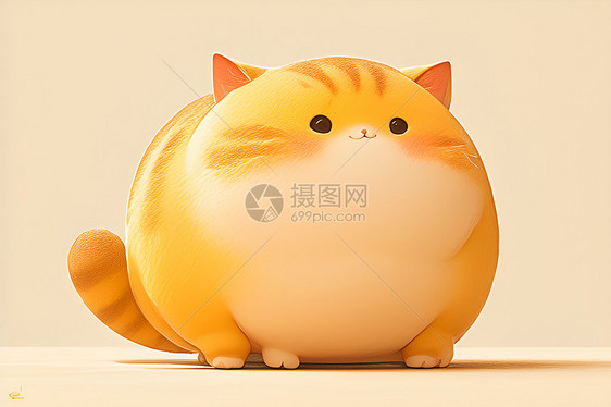 可爱胖猫的奇妙表情图片