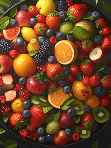 营养丰富的水果图片