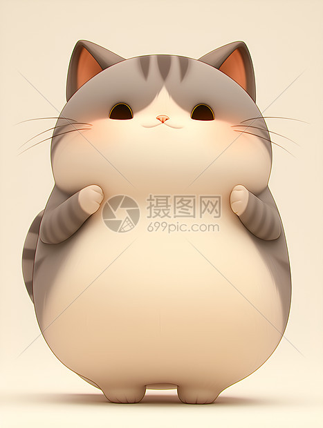 饱满可爱的猫猫图片