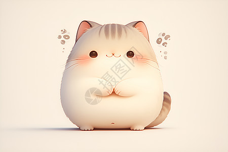 可爱胖猫图片