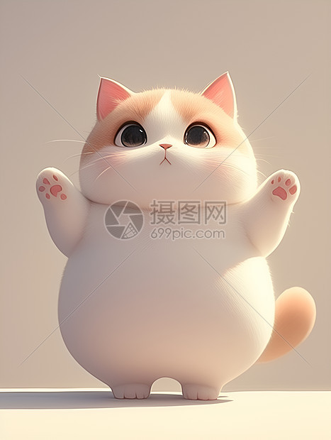 胖嘟嘟的猫咪图片