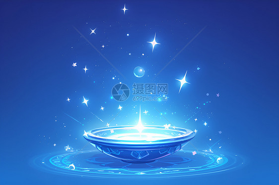 蓝碗的幻景图片