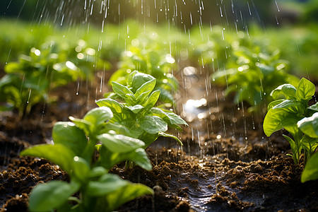 灌溉农田农业灌溉高清图片
