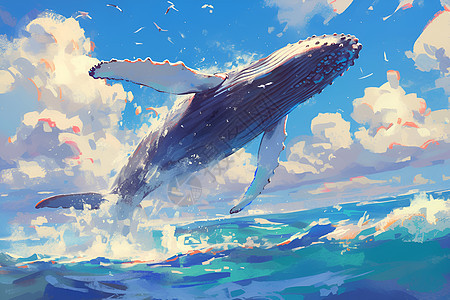海底巨鲸图片