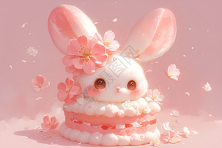 粉色蛋糕仙子图片