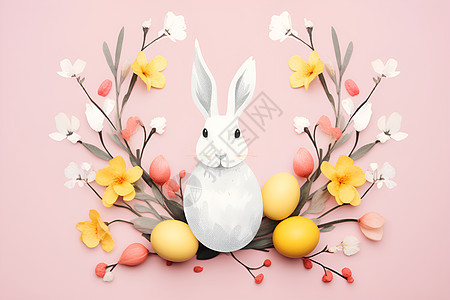 兔子复活节图片