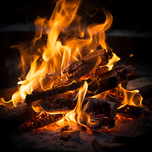 燃烧的火焰图片