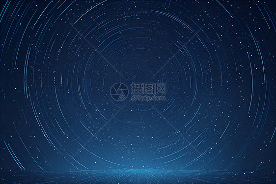 壮观的星轨图片