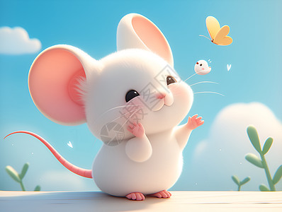 可爱小巧的小老鼠图片