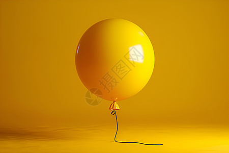 金黄色的橙花气球图片