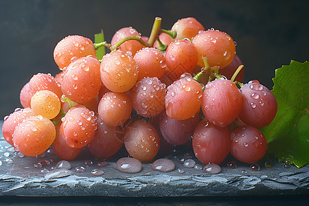 新鲜的葡萄成熟的葡萄高清图片