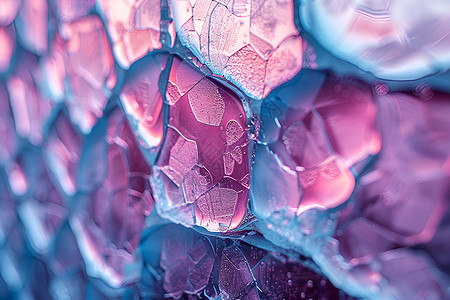 紫色玻璃冰墙图片