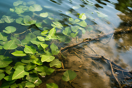 水草水生植物背景