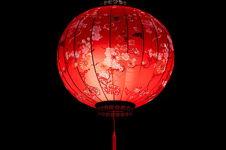 传统的红色灯笼背景图片