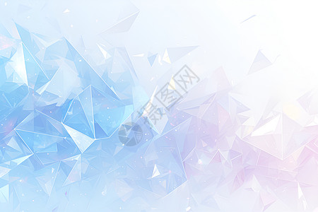 水晶几何幻彩背景图片