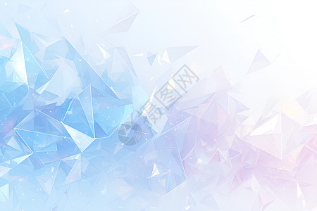 水晶几何幻彩背景图片
