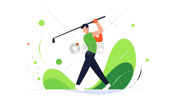 高尔夫球手图片
