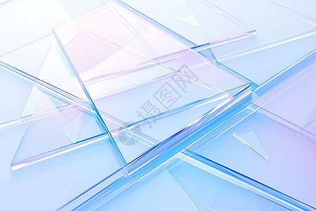 水晶绒半透明的玻璃设计图片