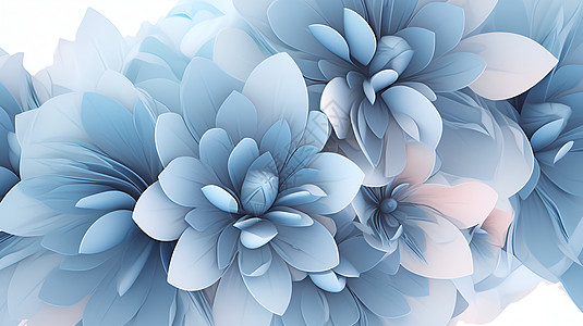 蓝调的花瓣图片