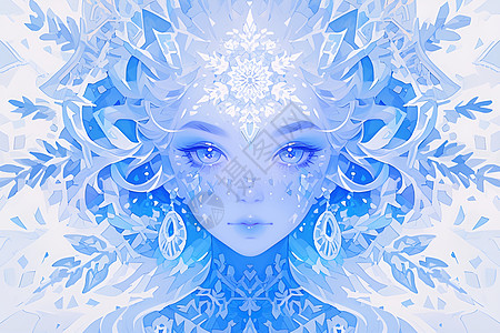 冰雪女王插图图片