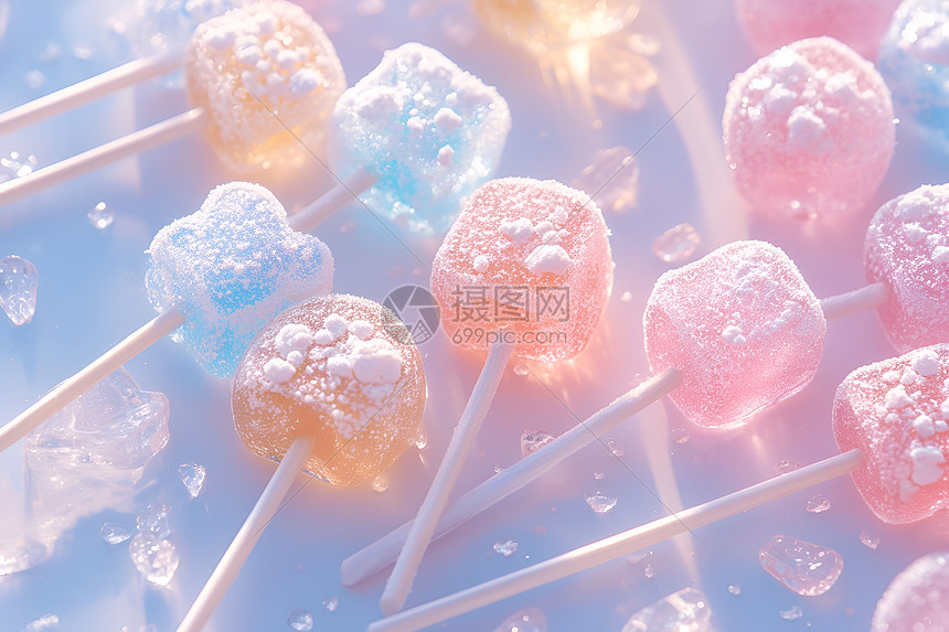 冰冻糖果的甜蜜图片