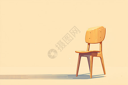 木质椅子的简约与优雅图片
