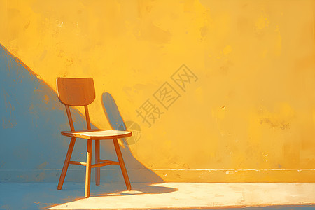 阳光下的椅子图片