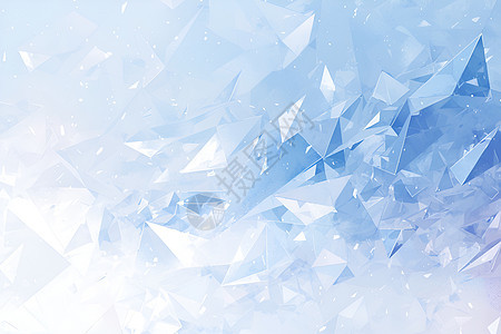 晶莹立体的水晶背景图片